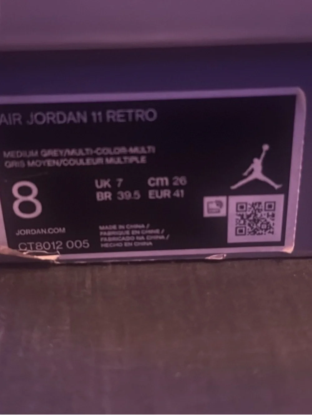 Nike Men Air Jordan 11 Retro Mid - Light Gray and White